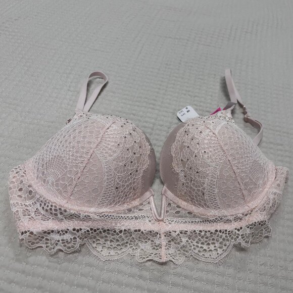 Blush Pink Push Up Bra, 34C NEW with Tag, La Senza - Picture 1 of 11